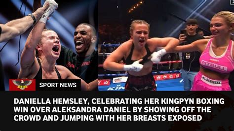 daniella hemsley boxing video|Kingpyn Boxing Highlights: Daniella Hemsley stuns the crowd